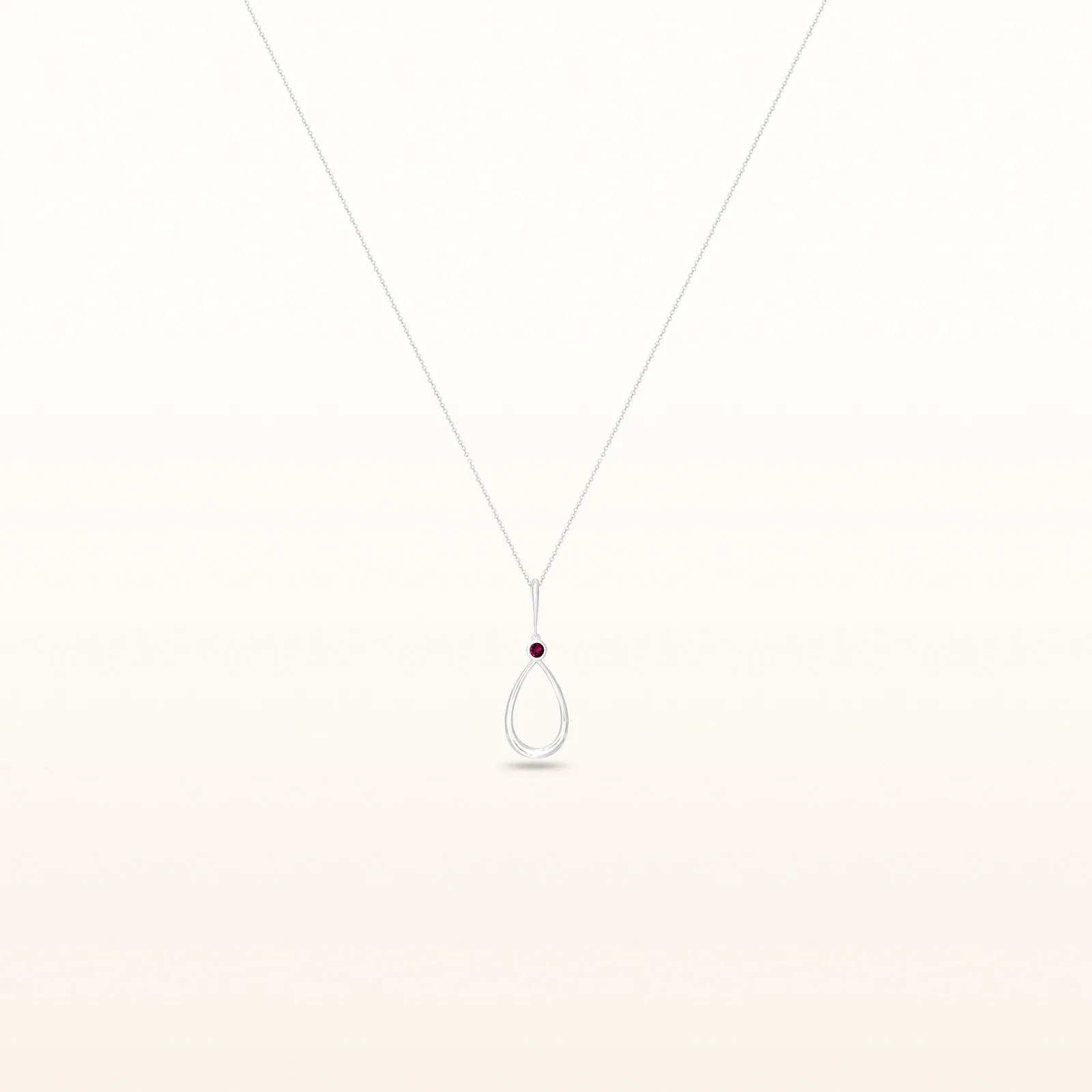 Round Gemstone Teardrop Pendant in 925 Sterling Silver - Image 18