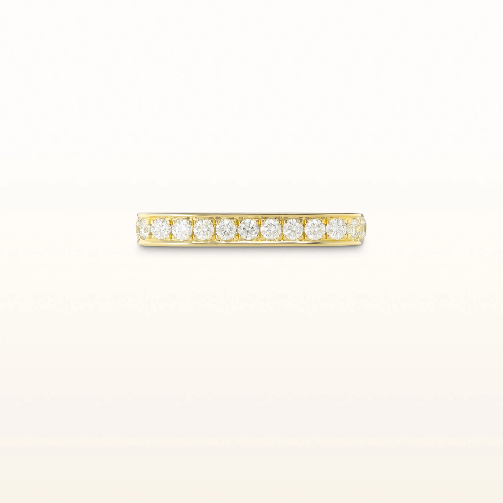 Square Shaped Round Diamond Ring in 14kt Yellow or White Gold - Image 5