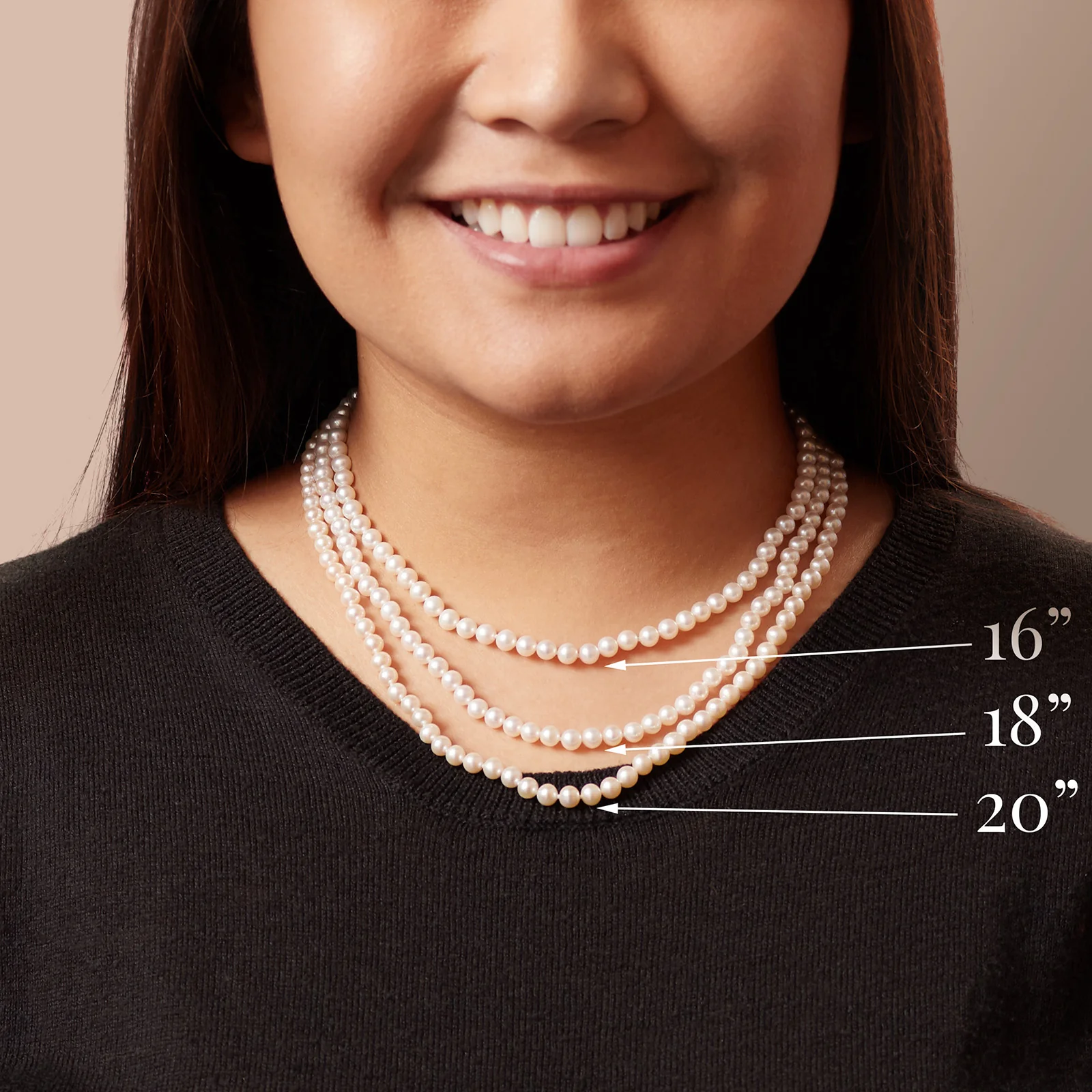 White Cultured Freshwater Pearl Necklace with Sterling Silver Filigree Clasp - Image 3