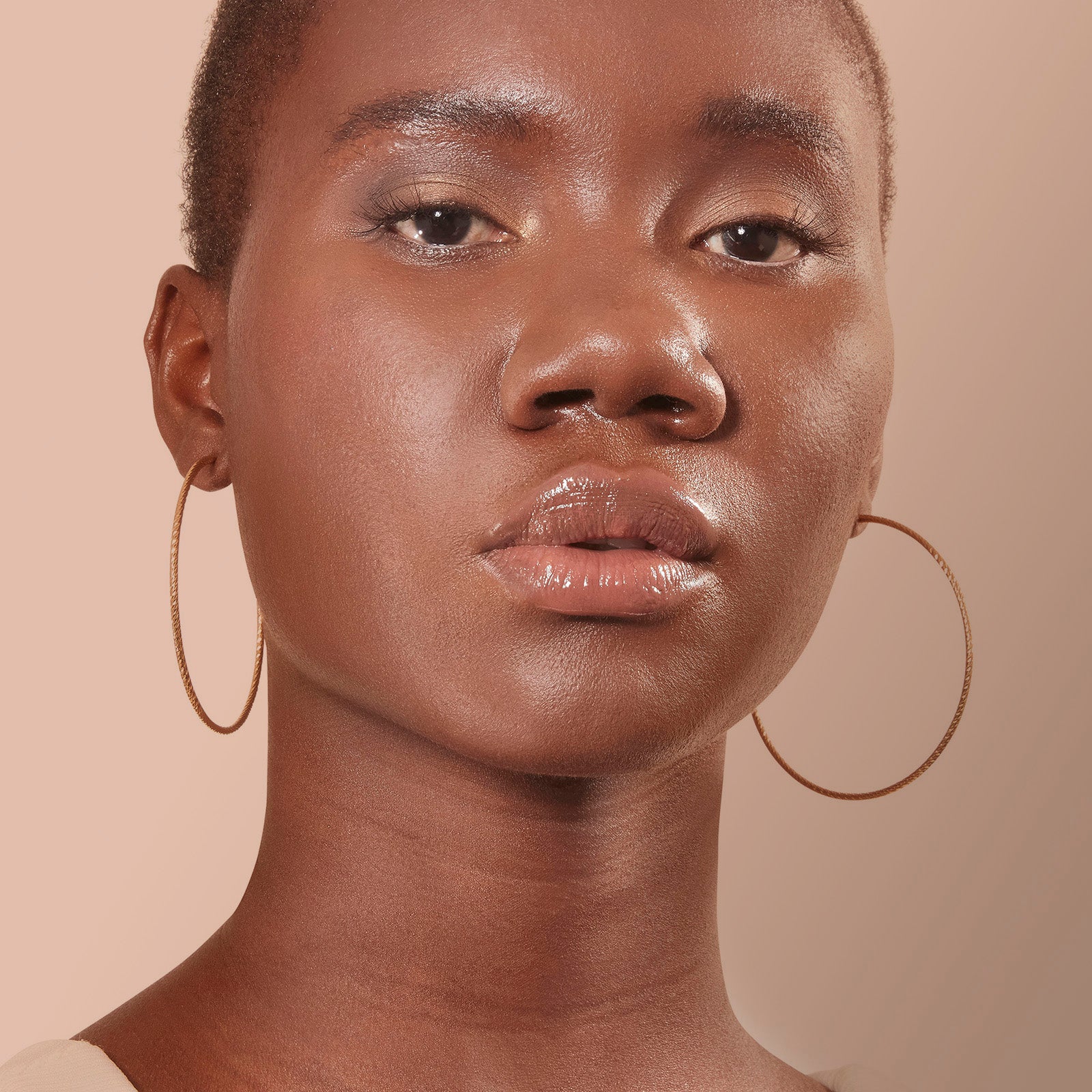 Yellow Gold Plated 925 Sterling Silver 2.5-Inch Diamond Cut Hoop Earrings - Image 3